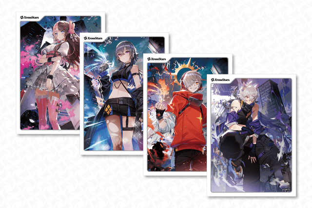 オフィシャルスリーブ vol.1-4 | Xross Stars | クロススターズ